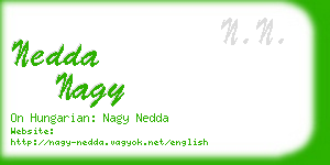 nedda nagy business card